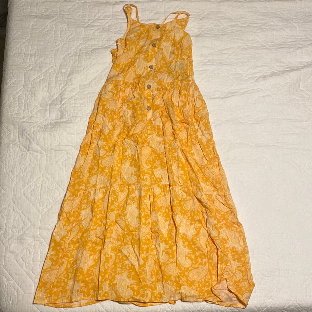 Girls yellow dress